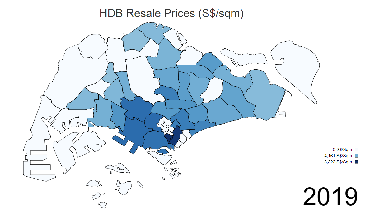 D3 Guide — Resale Price on Map — d3 Visualization Dev